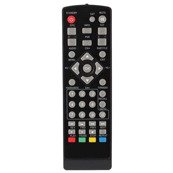 Yumatu Mini HD Slim Display’lı Uydu Alıcı Kumandası ürün görseli 1