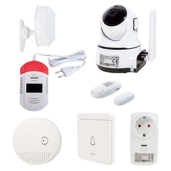 Powermaster PM-19465 Wifi Kameralı Smart Home Akıllı Ev Otomasyon Güvenlik Sistemi ürün görseli