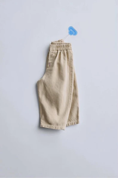 La Ciel Paris Balon Denim Pantolon - Krem