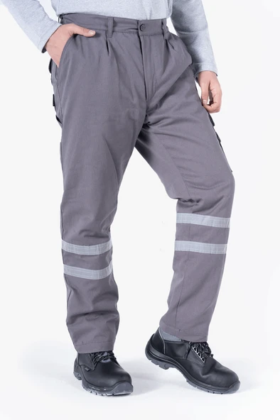 Çift Sıra 3 Cm Reflektörlü Kapitoneli Pantolon - Resim 10