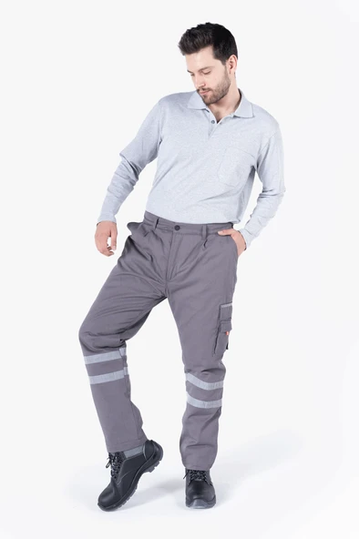 Çift Sıra 3 Cm Reflektörlü Kapitoneli Pantolon - Resim 8