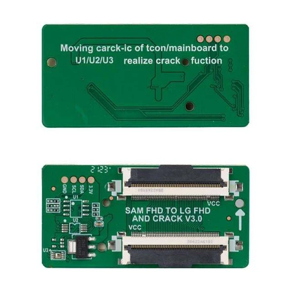 Lcd Panel Flexi Repair Kart Hd Fpc To Lvds Sam Fhd İn To Lg Fhd Out QK0812B