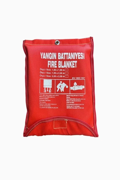 Yangın Battaniyesi 1,50 X 1,80 - 1