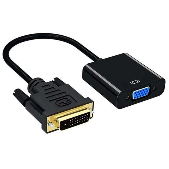 Powermaster DVI-D To VGA 24+1 Çevirici Adaptör Kablo - 1