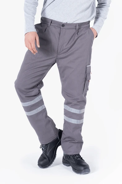 Çift Sıra 3 Cm Reflektörlü Kapitoneli Pantolon - Resim 9