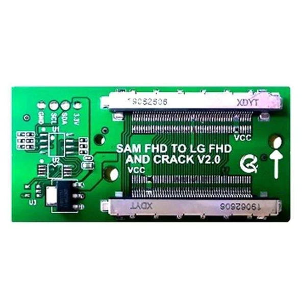 Lcd Panel Flexi Repair Kart Hd Lvds To Lvds Sam Fhd İn Lg Fhd Out QK0812A ürün görseli 1