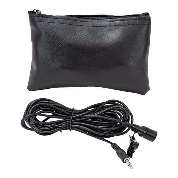 Magicvoice MV-445 Çantalı 5 Metre Kablolu 600 Ohm Yaka Mikrofonu - Resim 2