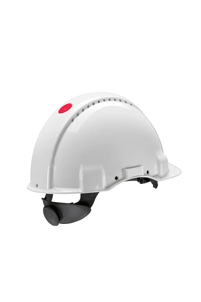 3M Beyaz Havalandırmalı Vidalı UV'li Baret - 1