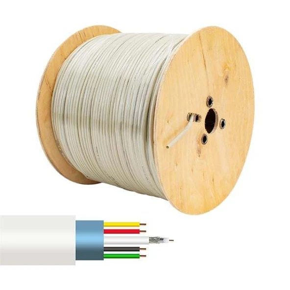 Powermaster 4+1x0.22 CCTV Kamera Kablosu 500 Metre ürün görseli 1