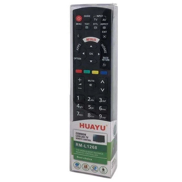 Huayu RM-L1268 Panasonic Netflix Tuşlu Universal Lcd Tv Kumandası - Resim 3