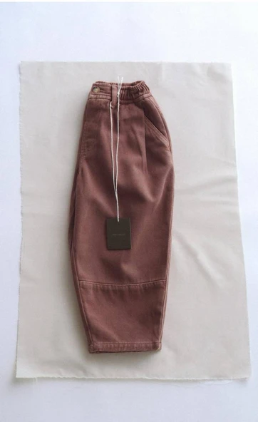 La Ciel Paris Balon Denim Pantolon - Kiremit ürün görseli