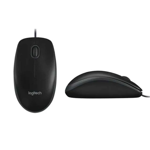 Logitech MK120 Usb Q Siyah Kablolu Klavye + Mouse Set - Resim 3