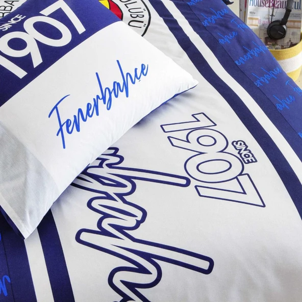 Taç Fenerbahçe 1907 Glow Tek Kişilik Lisanslı Nevresim Takımı - 4