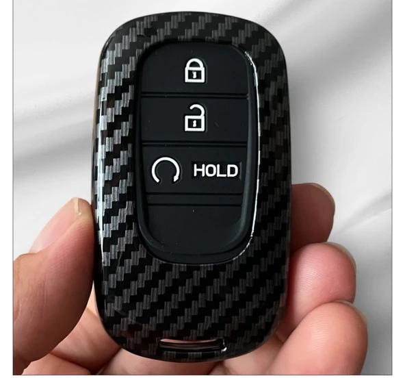 Honda Yeni Civic HR-V Accord Crv Karbon Anahtar Koruma Kılıfı 2.Resime Bakınız ürün görseli
