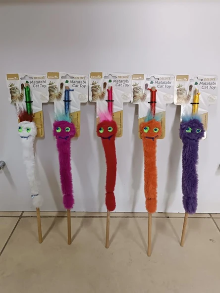 Royalist kedi oltası Matatabili Zilli 42 cm sap ürün görseli 1