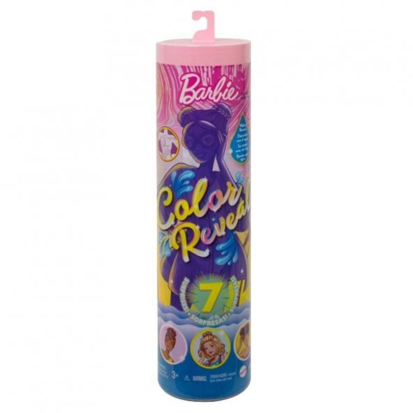 Barbie Color Reveal Renk Değiştiren Sürpriz Barbie Kum ve Güneş Serisi GWC57 - 2