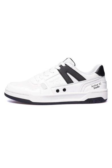 hummel Archive Studio V2 Beyaz/Siyah Unisex Günlük Spor Ayakkabı - 1