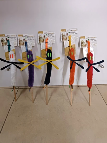 Royalist kedi oltası Matatabili Zilli 42 cm sap ürün görseli 1