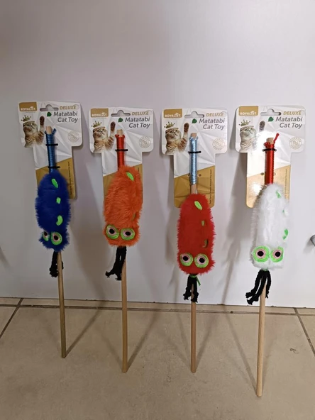 Royalist kedi oltası Matatabili Zilli 42 cm sap ürün görseli