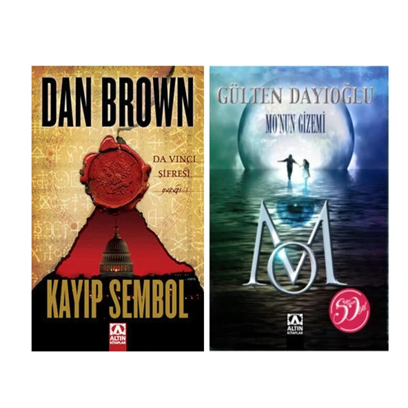 Altın Kitaplar Dan Brown Kayıp Sembol ve Gülten D. Mo nun Gizemi 2 Kitap Set ürün görseli 1