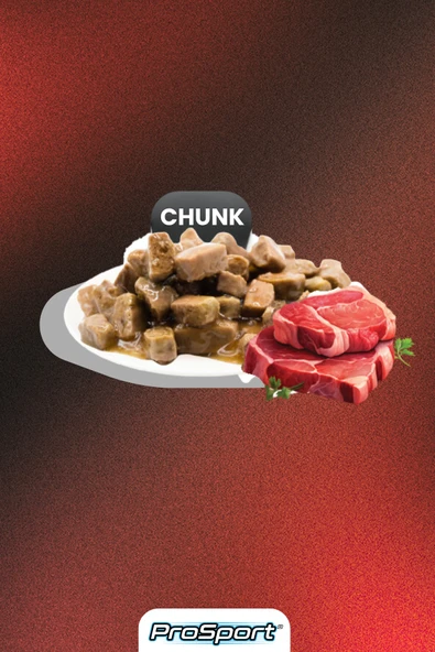 PROSPORT CHUNK SIĞIR ETLİ YETİŞKİN KÖPEK KONSERVE MAMA 400GR - 2