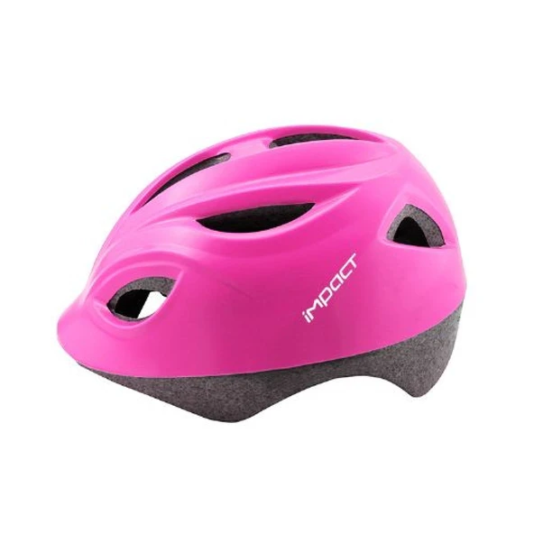 Çocuk Bisiklet Kaskı Impact siyah-pembe-lila - Resim 9