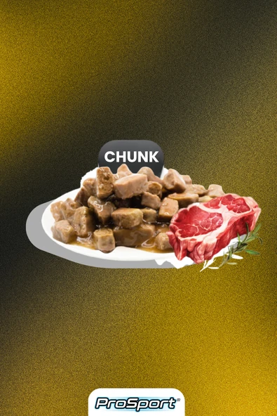 PROSPORT CHUNK KUZU ETLİ YETİŞKİN KÖPEK KONSERVE MAMA 400GR - 2