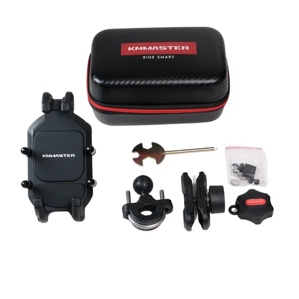 Knmaster TT-860 Titreşim Engelleyicili Tüm Motosikletlere Uyumlu Telefon Tutucu - Resim 10