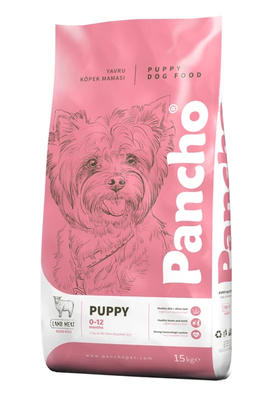 PANCHO KUZU ETLİ PUPPY YAVRU KÖPEK MAMASI 15KG - 2