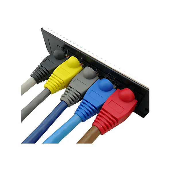 MN6 M107KB RJ45 Kılıf/15 Adet-Cat6 CAT6E Cat5 CAT5E UYUMLU/RJ45 Siyah Kılıf BOOT-RJ45 Cat5 Cat6 Kılıf - Resim 3