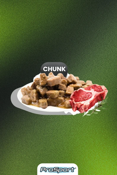 PROSPORT CHUNK KUZU ETLİ YAVRU KÖPEK KONSERVE MAMA 400GR - 2
