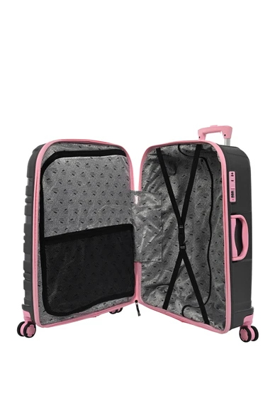 SKYBLUE 7001 POLİPROPİLEN KIRILMAZ BÜYÜK BOY VALİZ - Resim 3