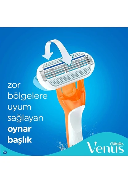 Gillette Venus Riviera Kullan At 2'li Kadın Tıraş Bıçağı - 2