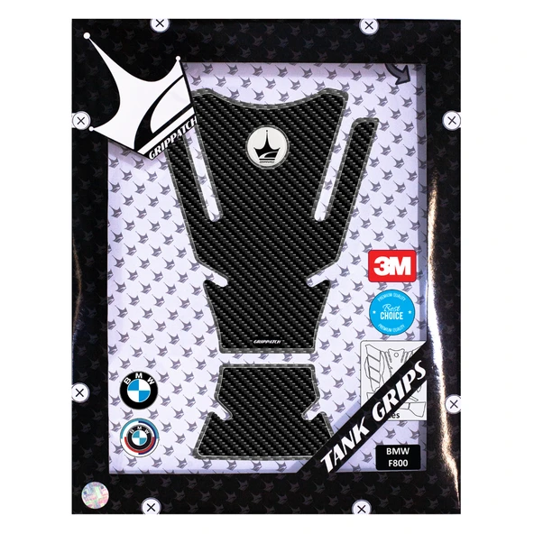 BMW F800 2025 ile Uyumlu Kaydırmaz 6D Karbon 21 Parça Tank Pad Seti GC71 - 3