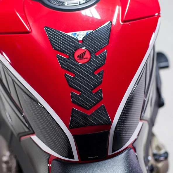Honda CBR1000RR 2017-2020 ile Uyumlu Kaydırmaz 6D Karbon 30 Parça Tank Pad Seti GC73 - 5