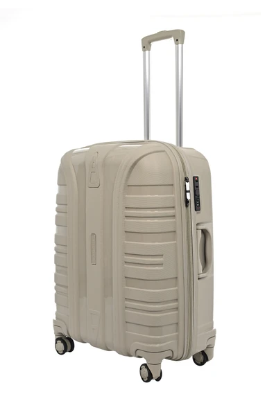 SKYBLUE 7001 POLİPROPİLEN KIRILMAZ BÜYÜK BOY VALİZ - Resim 7