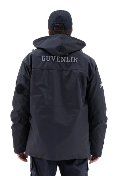 Özel Güvenlik Şartnamesine Uygun, Özel Güvenlik Kabanı, Kışlık, Su Geçirmez, Sıcak Tutucu - Resim 7