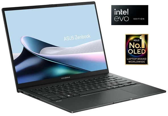 Asus (İkinci El) Zenbook 14 OLED Q415MA-U5512 -Ultra 5 Işlemci 125H-14'' OLED Touch-8 GB-512 GB Ssd- W11H- Ing Klavye - 3