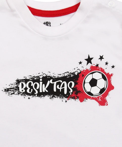 Beşiktaş Orijinal Beyaz Bebek T-Shirt - 2
