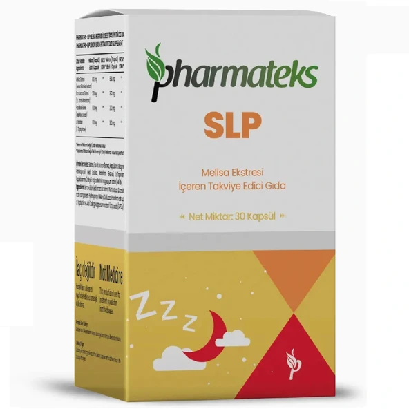 SLP Melisa Ekstresi İçeren Takviye Edici Gıda 30 Kapsül, Pharmateks - 1