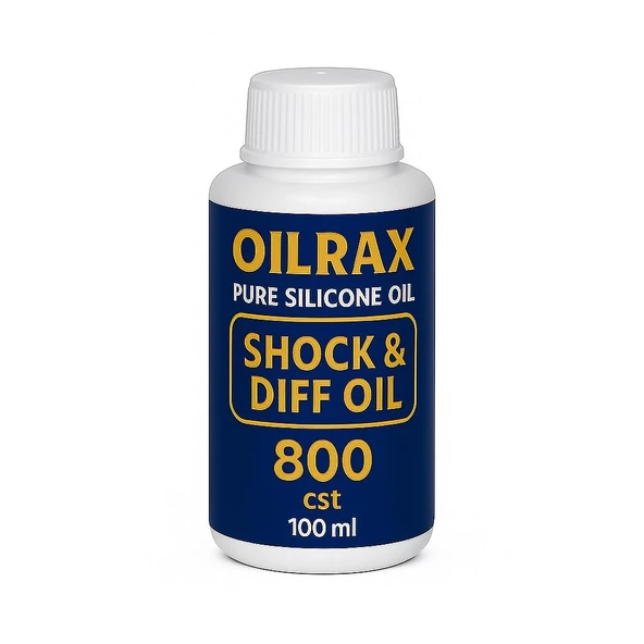 OILRAX PURE SILICONE OIL 800 CST - SHOCK & DIFF OIL 100 ML ürün görseli 1