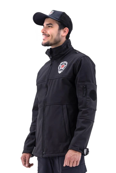 Özel Güvenlik Şartnamesine Uygun, Özel Güvenlik Softshell Mont, Su ve Rüzgar Geçirmez - Resim 2