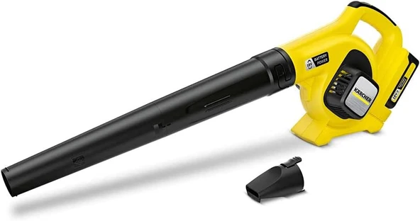 Karcher 18 V akülü yaprak üfleyici LBL 2 pil (hava hızı: 210 km/h, üfleme borusu, düz başlık, kazıma kenarı dahil, pilsiz) - Resim 2