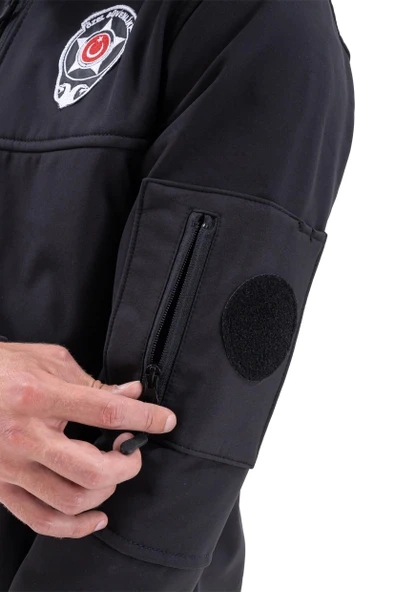 Özel Güvenlik Şartnamesine Uygun, Özel Güvenlik Softshell Mont, Su ve Rüzgar Geçirmez - Resim 4