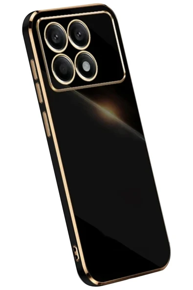 Xiaomi Poco X6 Pro Kılıf Volet Silikon - Siyah - 1