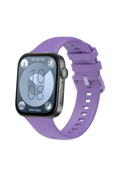 Huawei Watch Fit 3 Klasik Kordon - Lila - 1