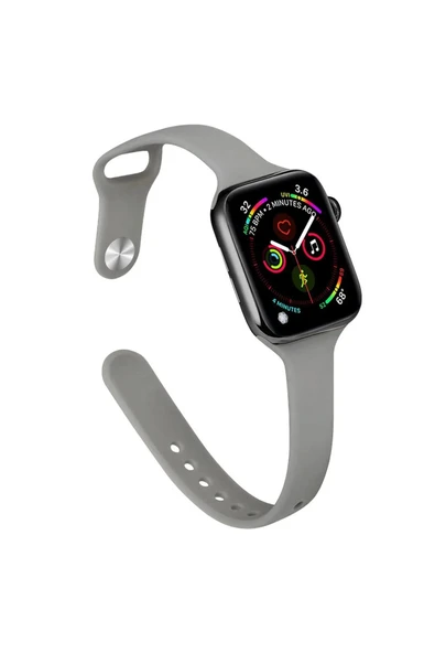 Apple Watch 38mm Klasik Kordon - Füme - 1