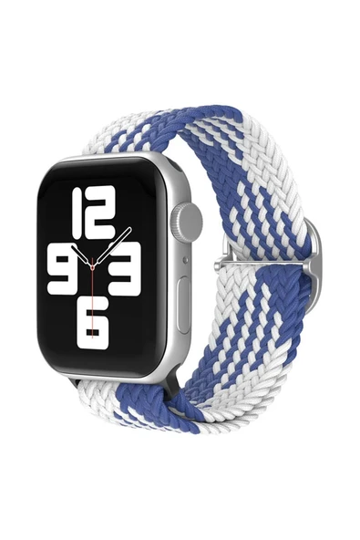 Apple Watch 38mm Star Kordon - Mavi-Beyaz - 1