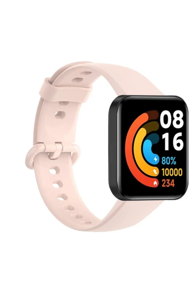 Xiaomi Redmi Watch 2 Klasik Kordon - Pudra - 1