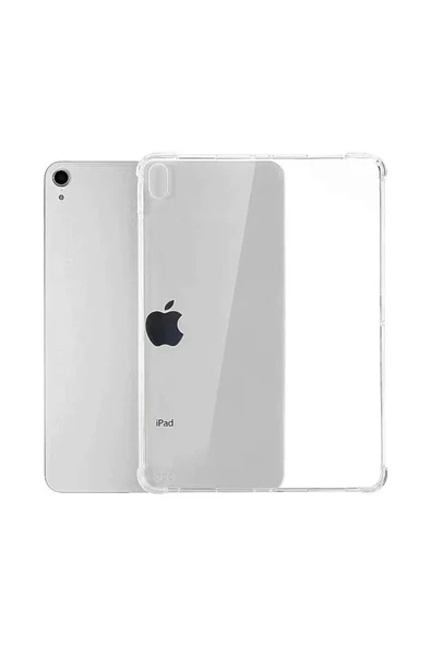 iPad Air 4 10.9 Kılıf Anti Şeffaf Tablet Silikon - Şeffaf - 1